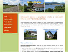 Tablet Screenshot of chataplanicka.cz